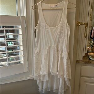 White Sleeveless Top